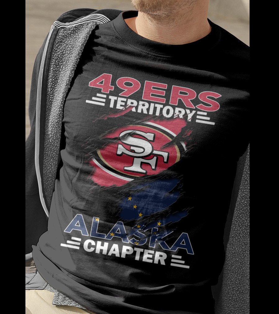 49ers Territory Alaska Chapter San Francisco Football Fans T-Shirt