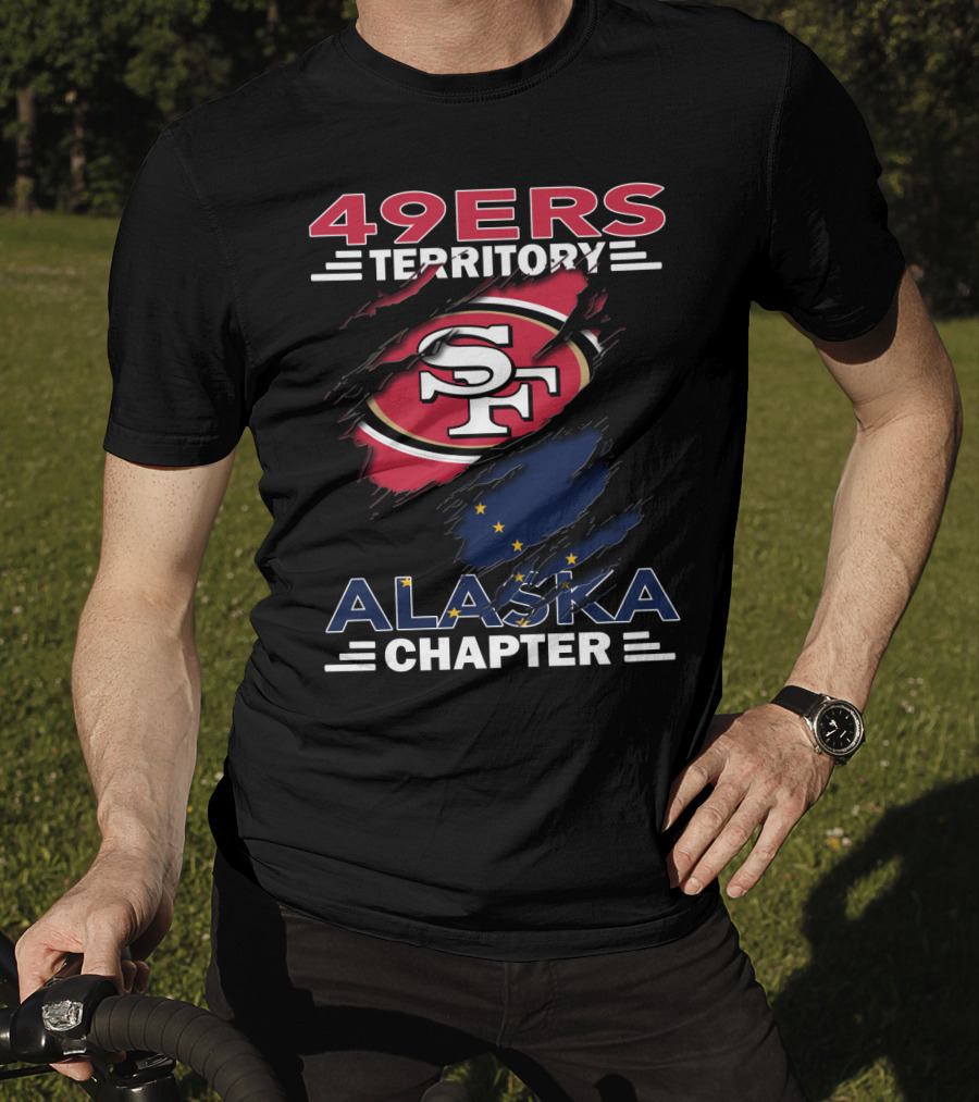 49ers Territory Alaska Chapter San Francisco Football Fans T-Shirt