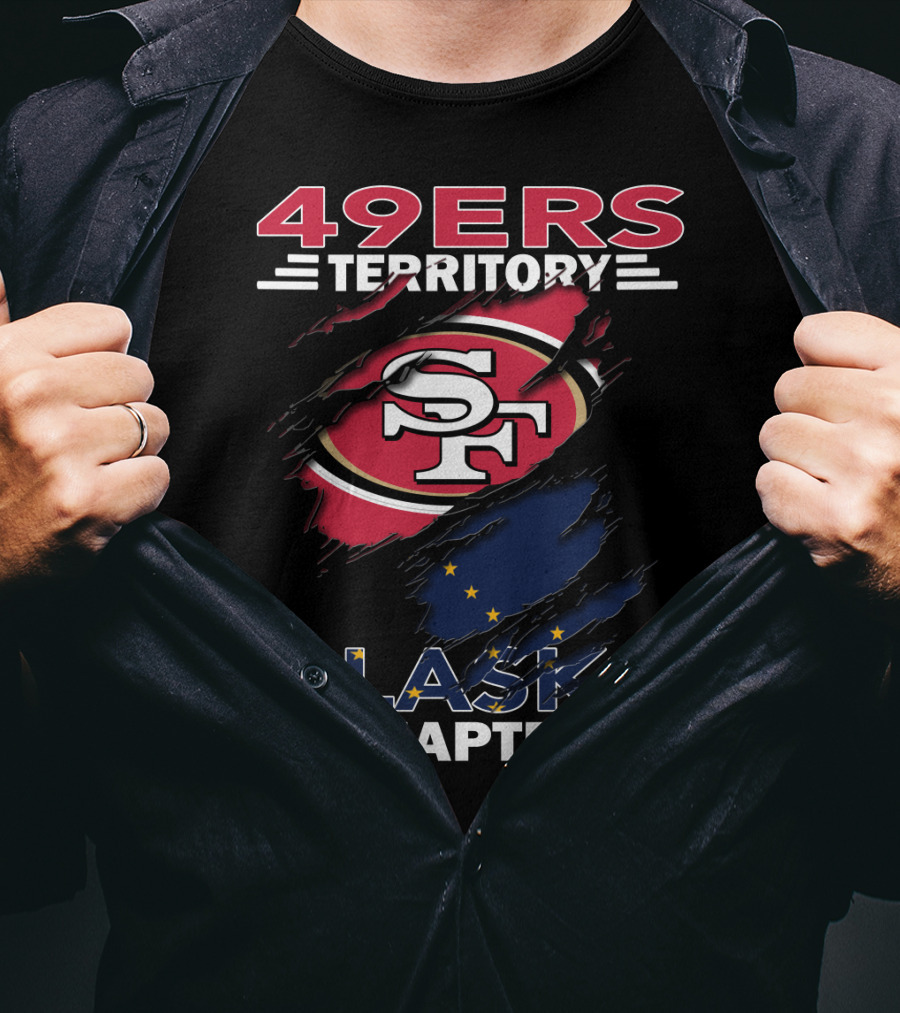 49ers Territory Alaska Chapter San Francisco Football Fans T-Shirt