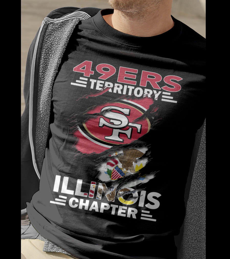 49ers Territory SF Logo Illinois Chapter T-Shirt