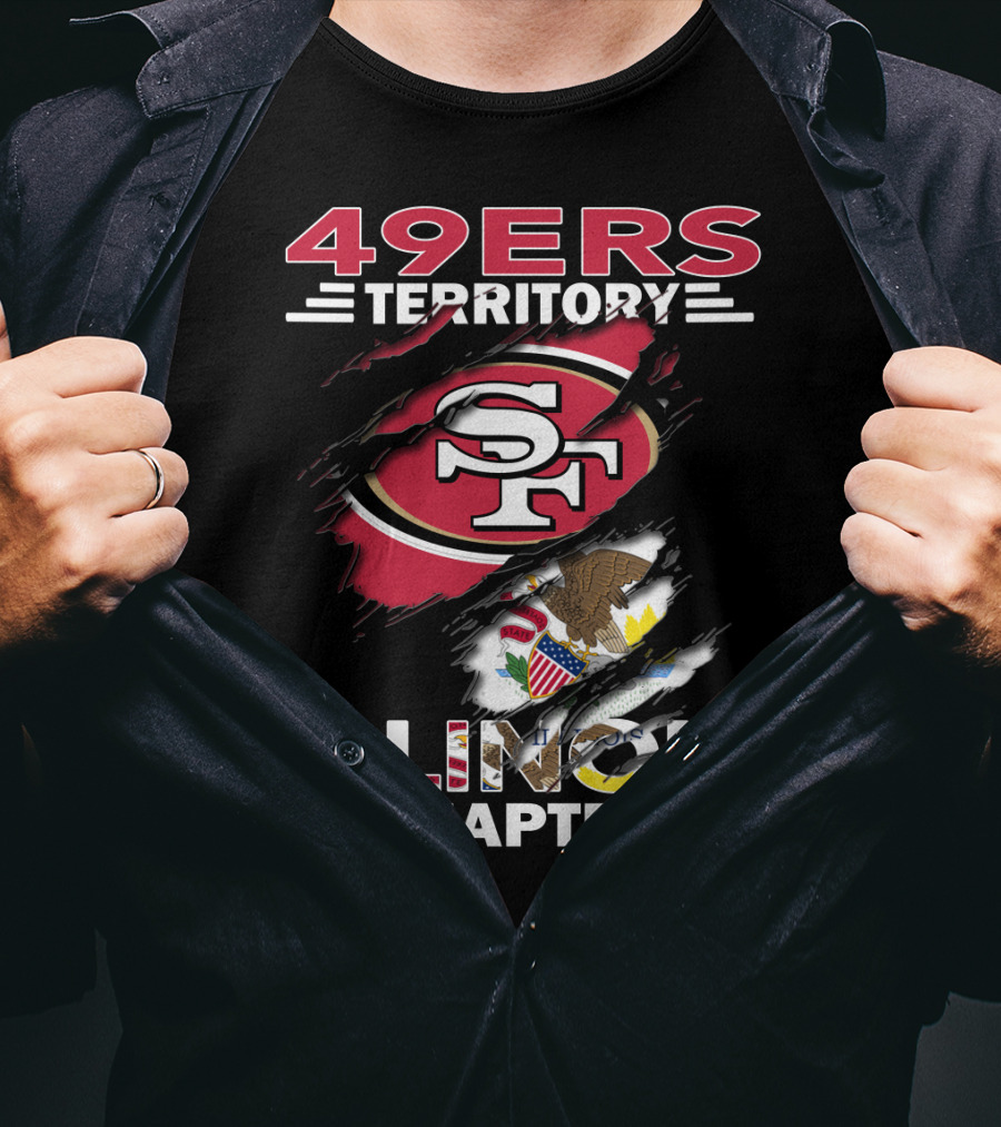 49ers Territory SF Logo Illinois Chapter T-Shirt