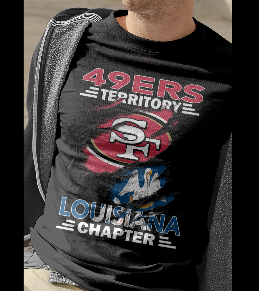 49ers Territory SF Logo Louisiana Chapter T-Shirt