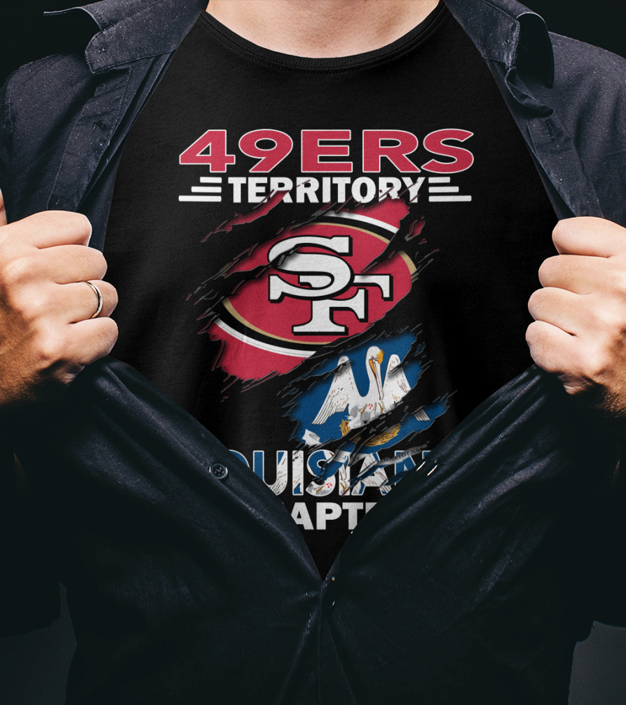 49ers Territory SF Logo Louisiana Chapter T-Shirt