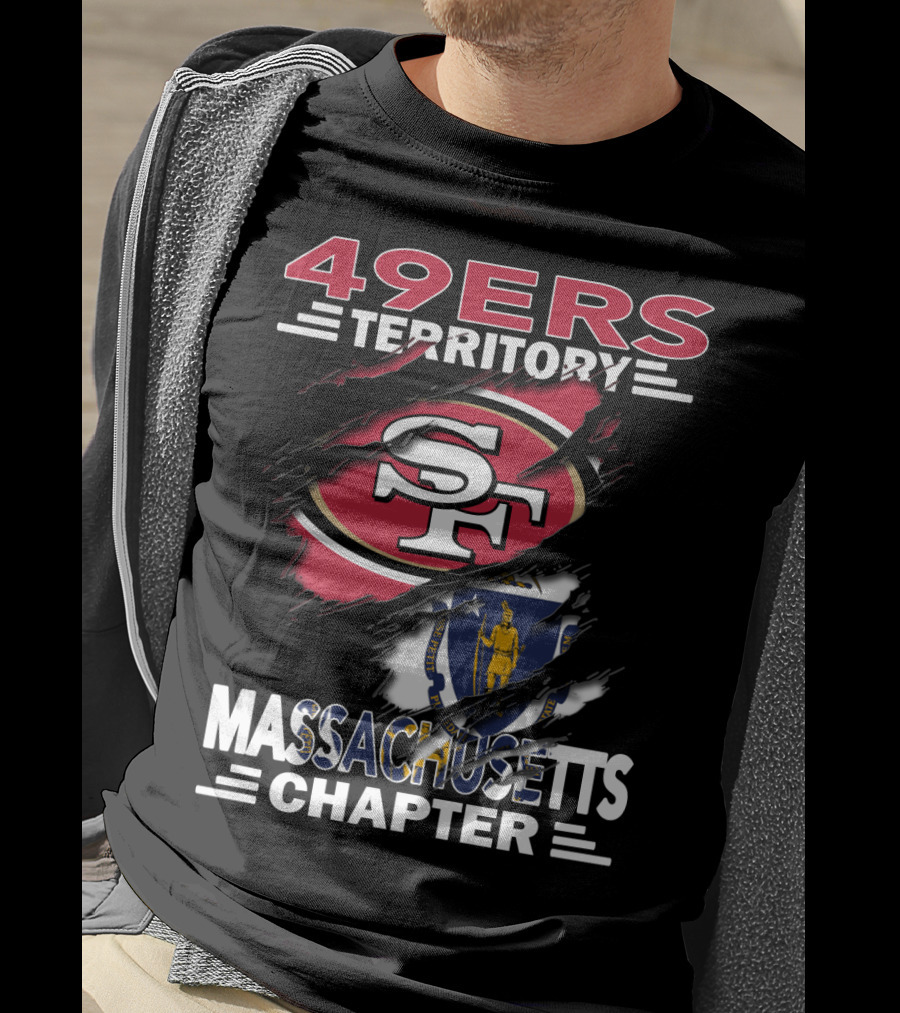 49ers Territory SF Logo Massachusetts Chapter T-Shirt