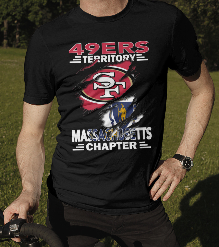 49ers Territory SF Logo Massachusetts Chapter T-Shirt