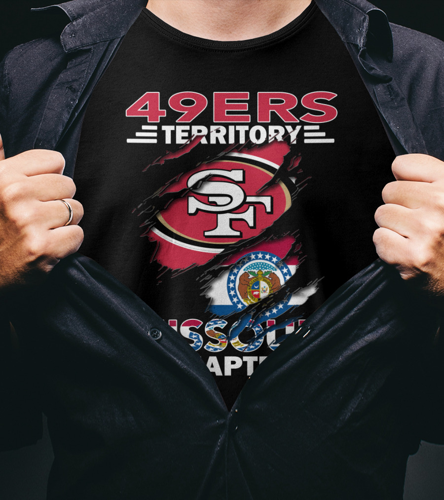 49ers Territory Missouri Chapter SF Logo State Seal T-Shirt