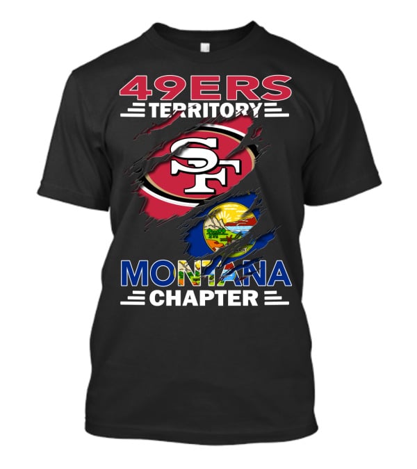 49ers Territory SF Logo Montana Chapter T-Shirt