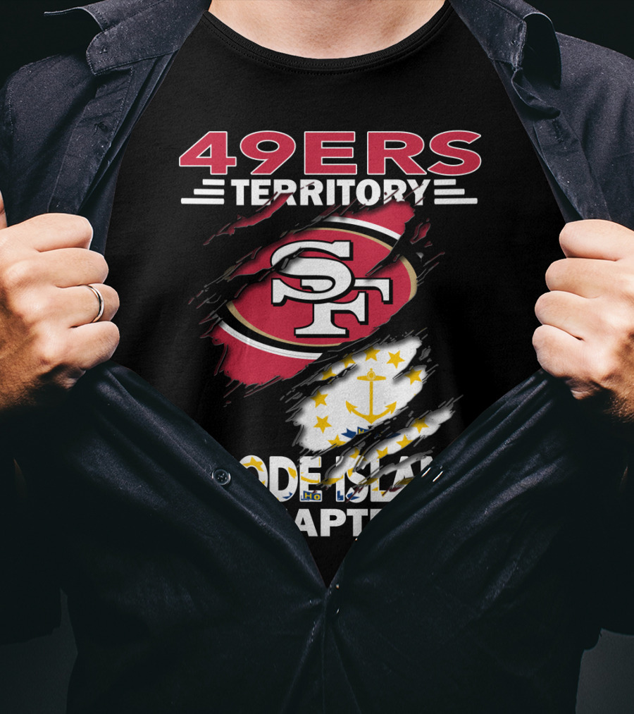 49ers Territory SF Logo Rhode Island Chapter T-Shirt