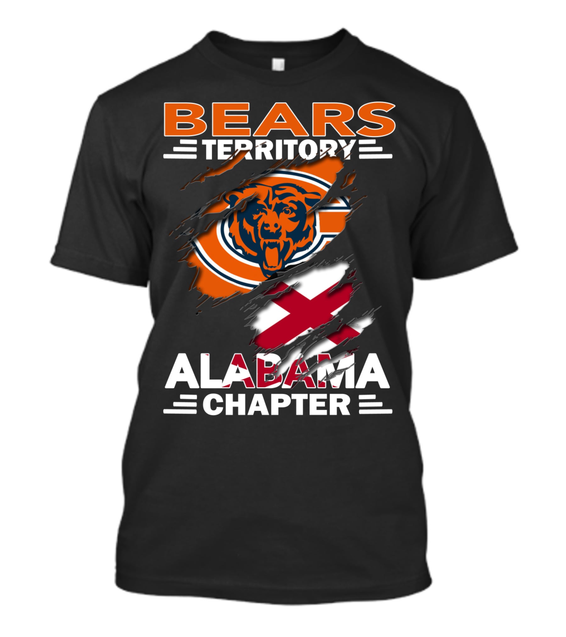 Bears Territory Chicago Alabama Chapter T-Shirt