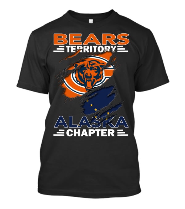 Bears Territory Alaska Chapter Logo With Scratched T-Shirt