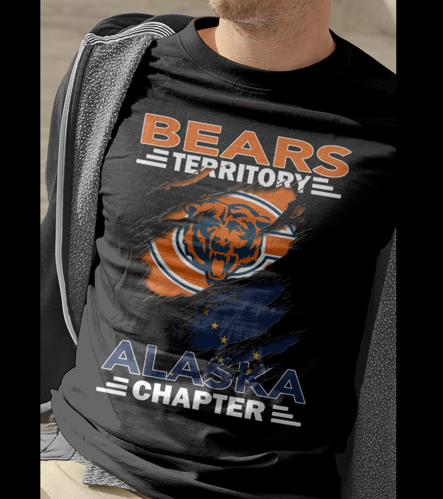 Bears Territory Alaska Chapter Logo With Scratched T-Shirt