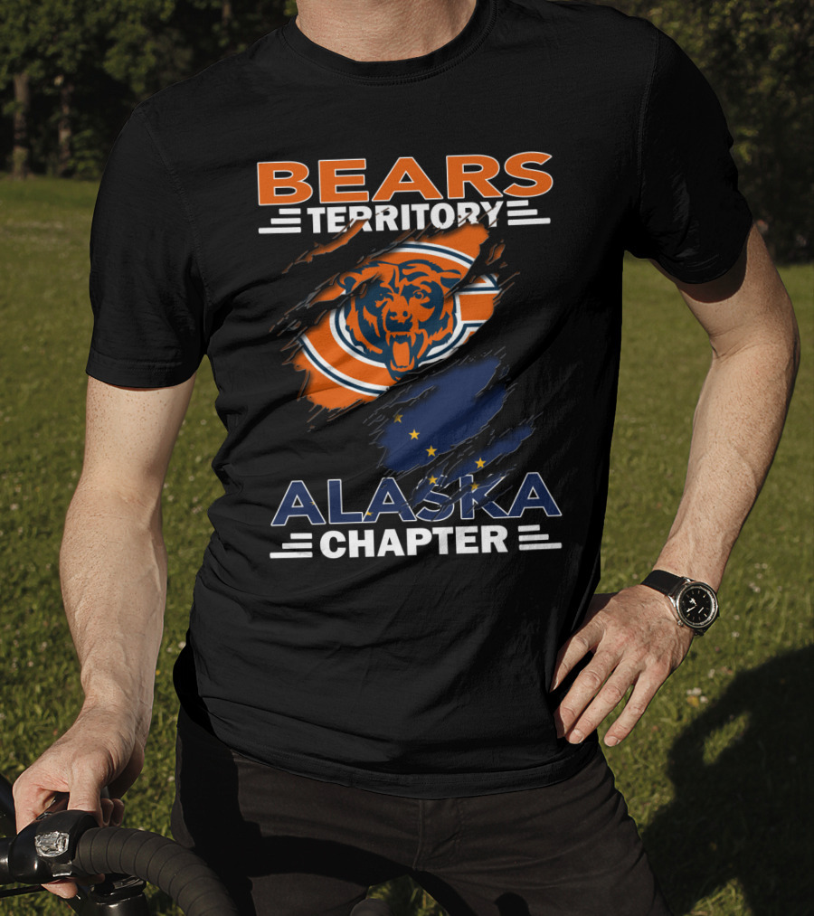 Bears Territory Alaska Chapter Logo With Scratched T-Shirt