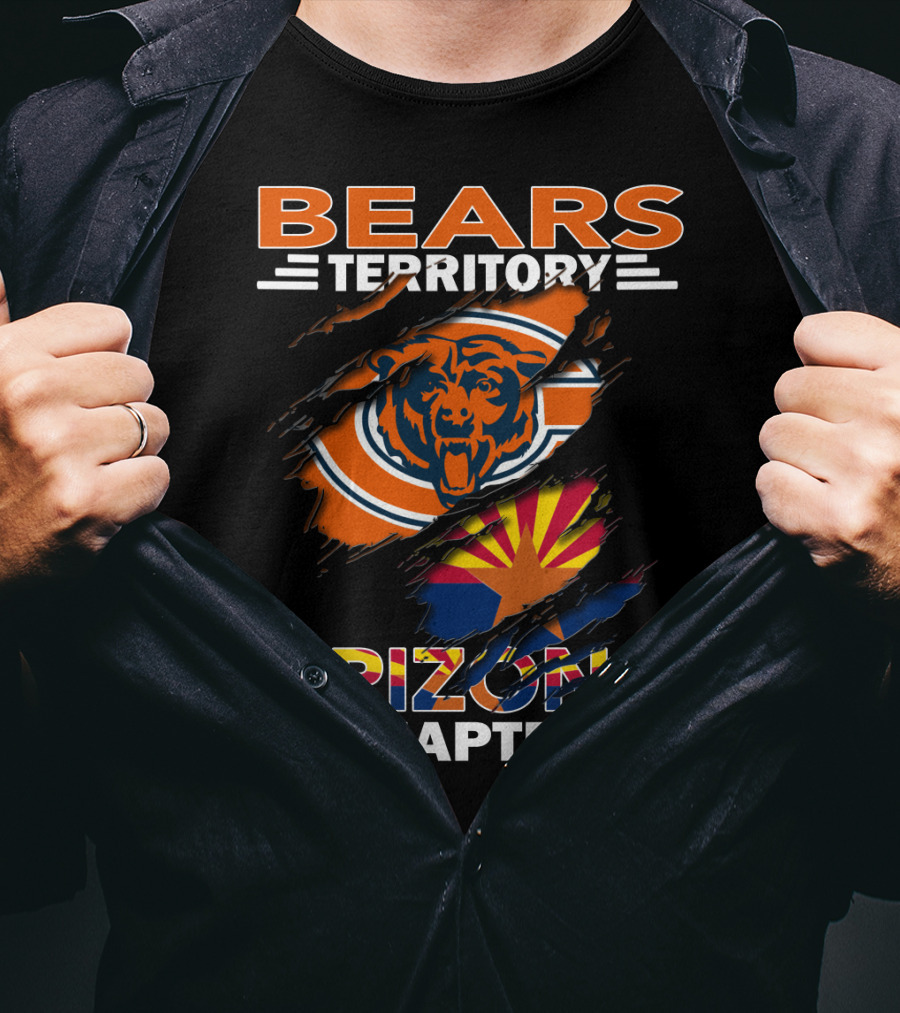 Bears Territory Arizona Chapter Chicago Football Fan Zone T-Shirt