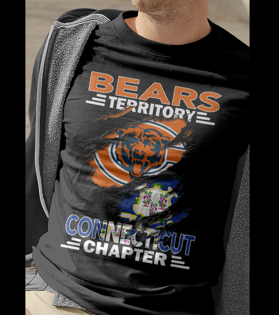 Bears Territory Chicago Bears Connecticut Chapter T-Shirt