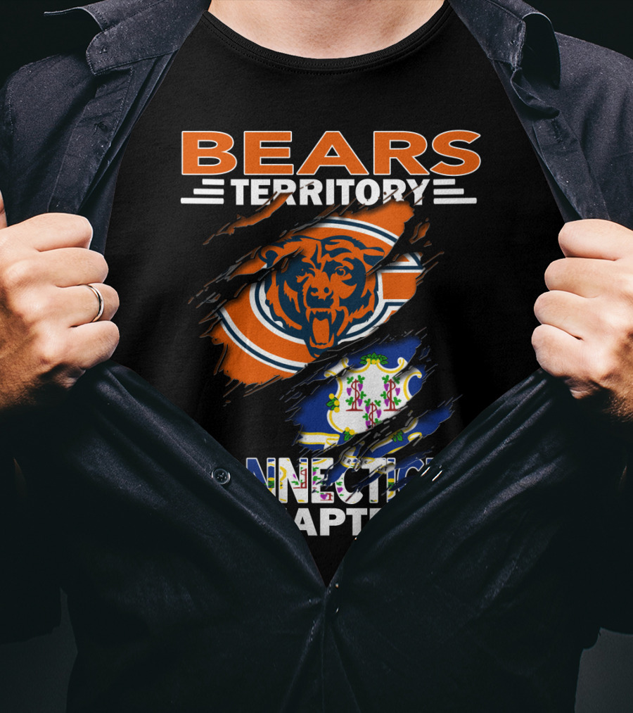 Bears Territory Chicago Bears Connecticut Chapter T-Shirt