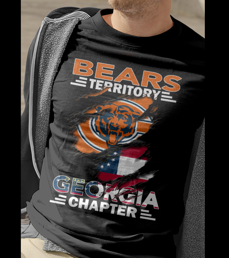 Bears Territory Chicago Bears Georgia Chapter T-Shirt