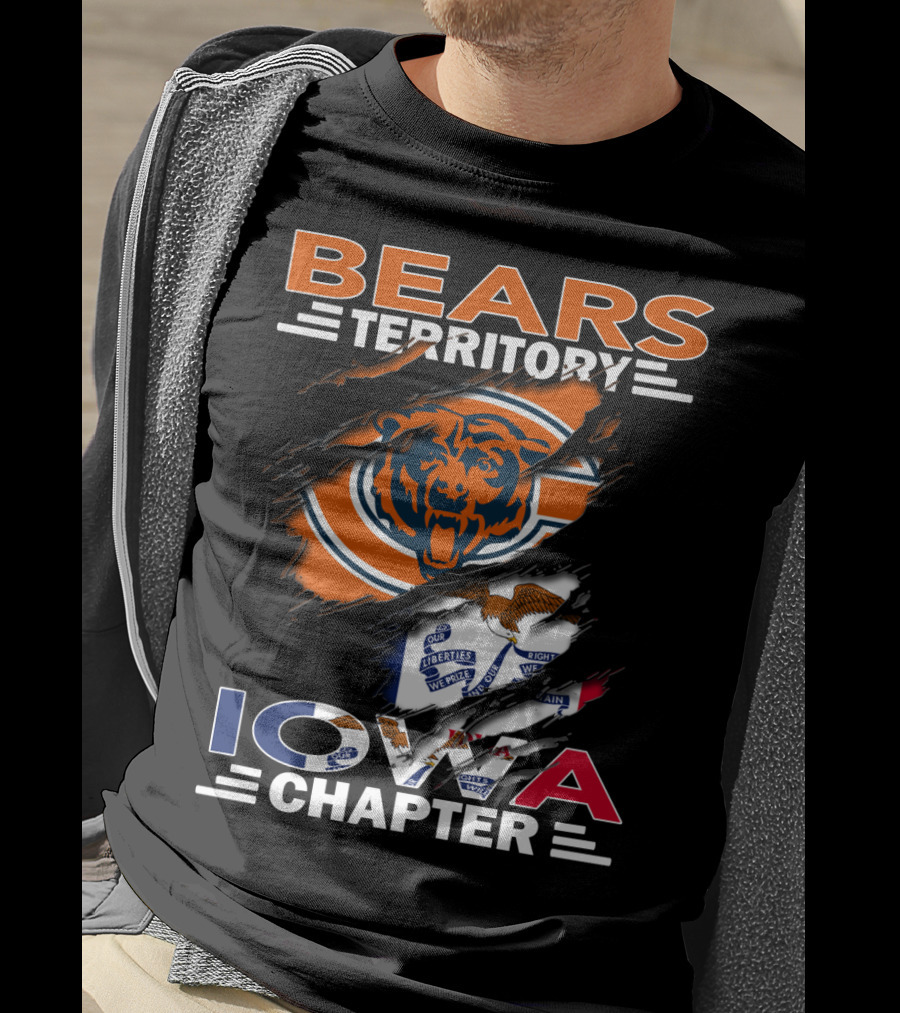 Bears Territory Iowa Chapter Chicago Bears Fan Club T-Shirt
