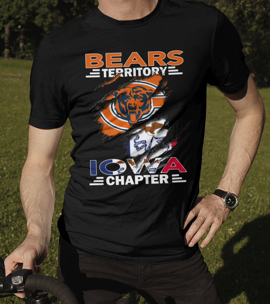 Bears Territory Iowa Chapter Chicago Bears Fan Club T-Shirt