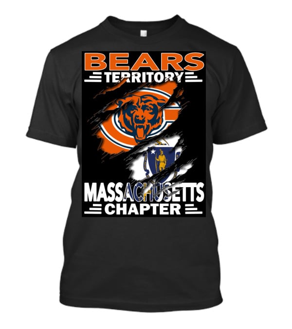 Bears Territory Massachusetts Chapter NFL Fan T-Shirt
