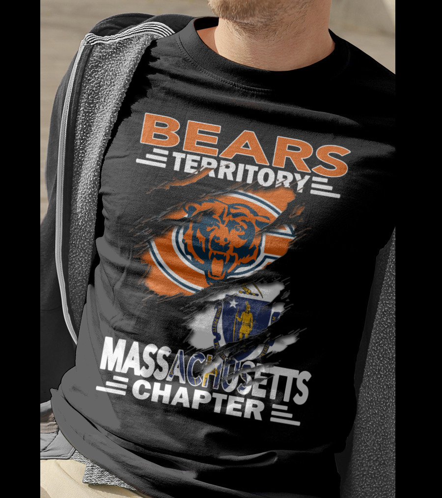 Bears Territory Massachusetts Chapter NFL Fan T-Shirt