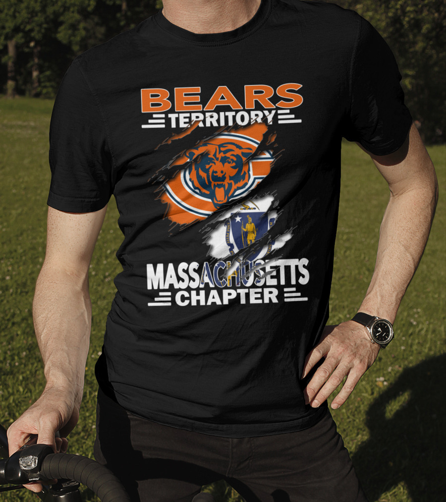 Bears Territory Massachusetts Chapter NFL Fan T-Shirt