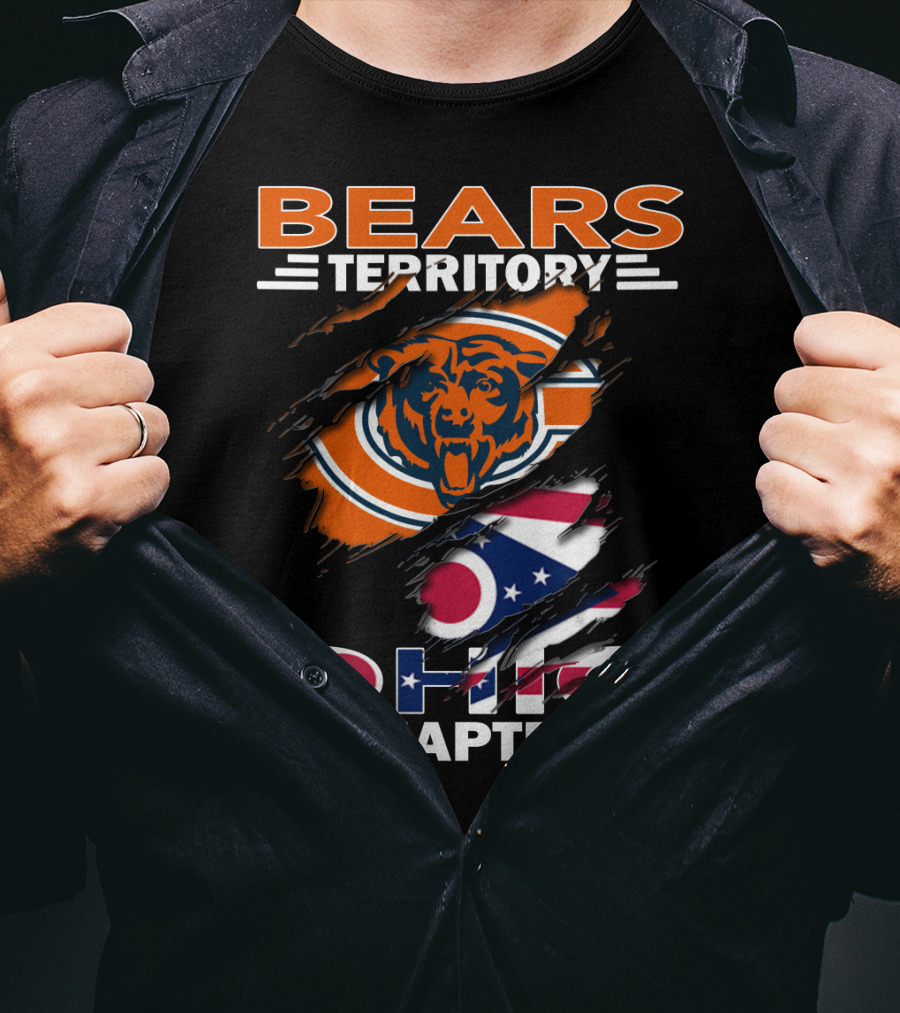Bears Territory Ohio Chapter Chicago Bears Fans T-Shirt