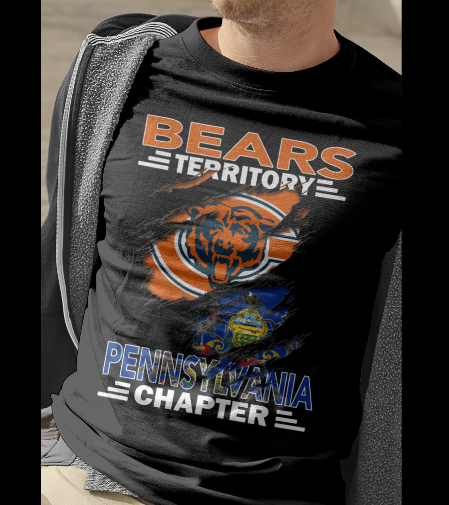 Bears Territory Pennsylvania Chapter Chicago Bears Logo Fan T-Shirt