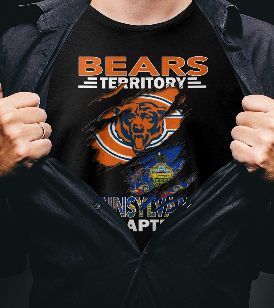 Bears Territory Pennsylvania Chapter Chicago Bears Logo Fan T-Shirt