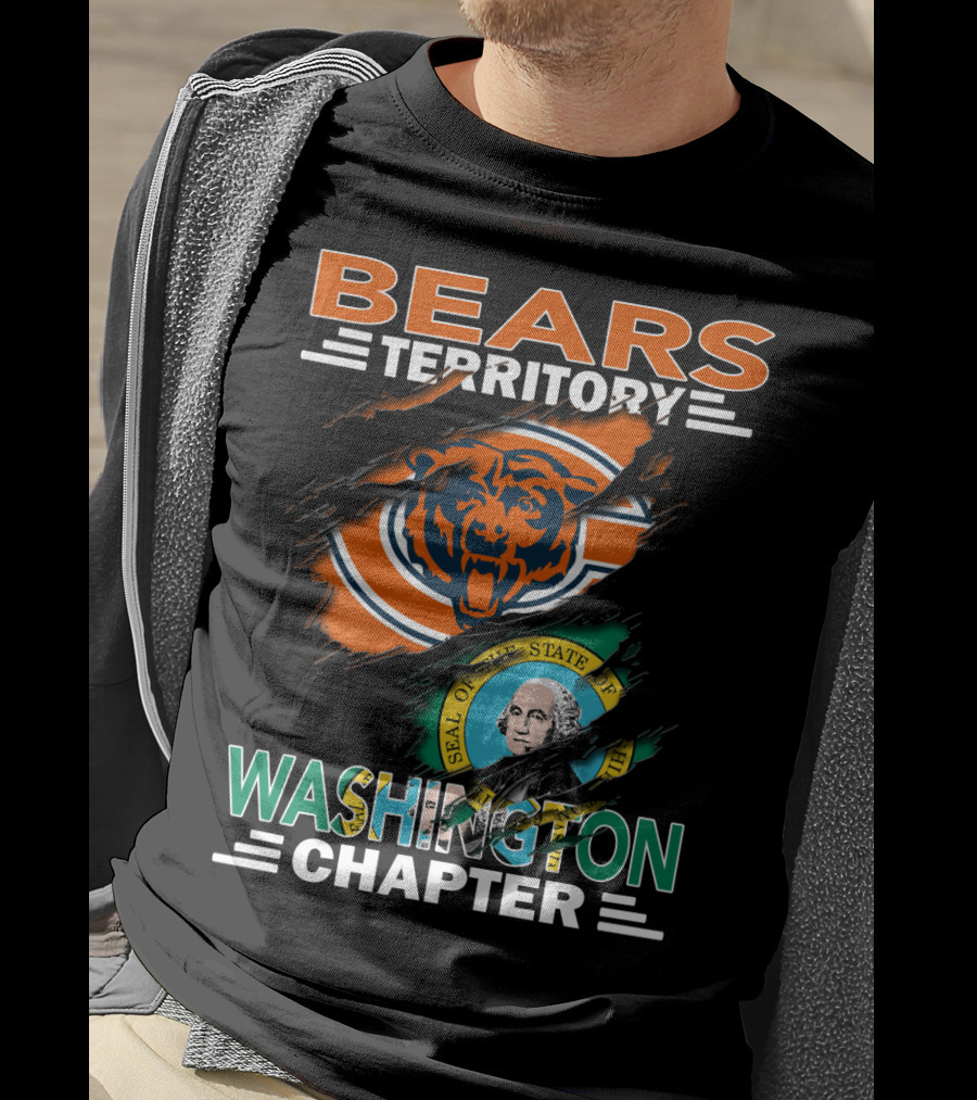 Bears Territory Washington Chapter State Seal T-Shirt
