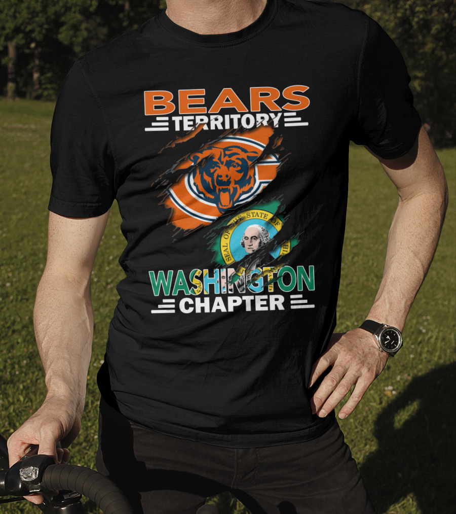 Bears Territory Washington Chapter State Seal T-Shirt