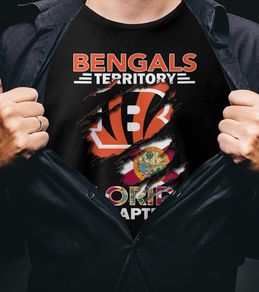 Bengals Territory Florida Chapter B Logo And State Seal T-Shirt
