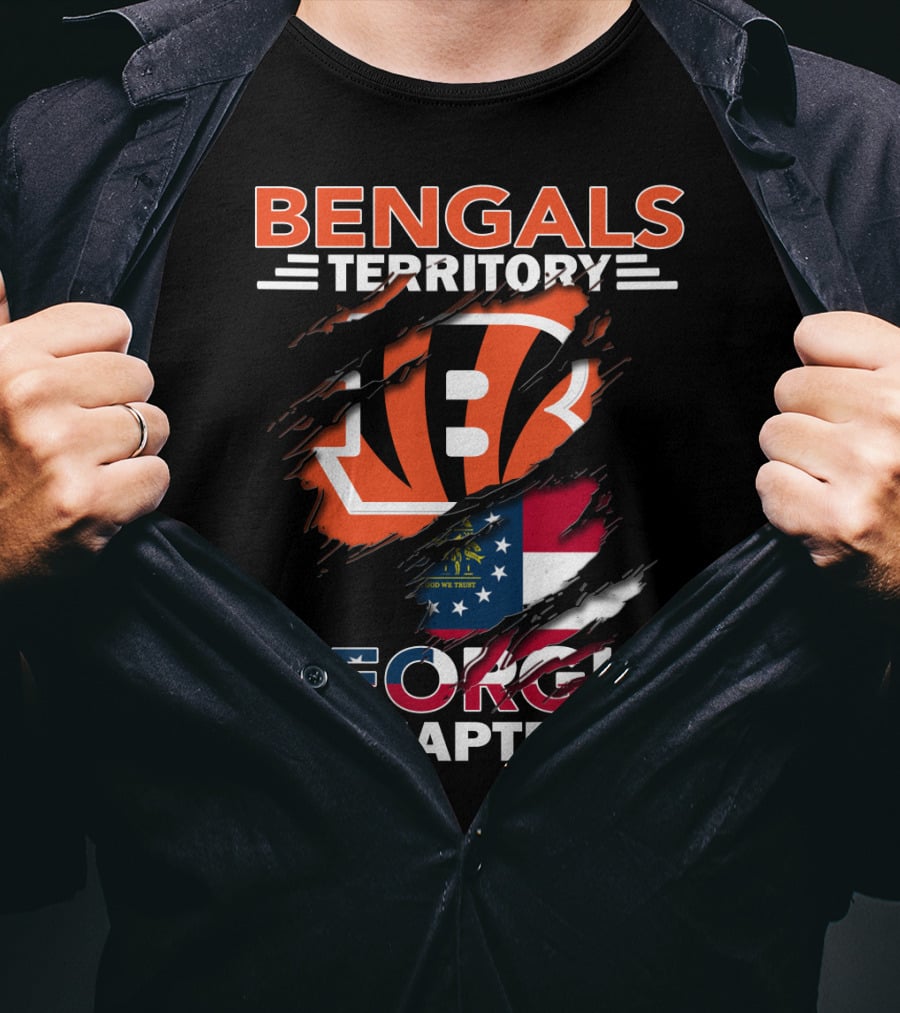 Bengals Territory Georgia Chapter Flag T-Shirt