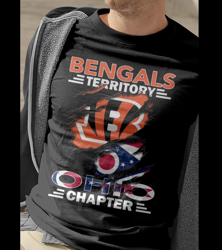Bengals Territory Ohio Chapter Cincinnati Bengals Ohio State Pride T-Shirt