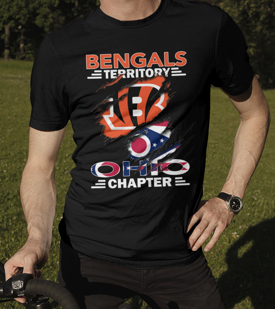 Bengals Territory Ohio Chapter Cincinnati Bengals Ohio State Pride T-Shirt