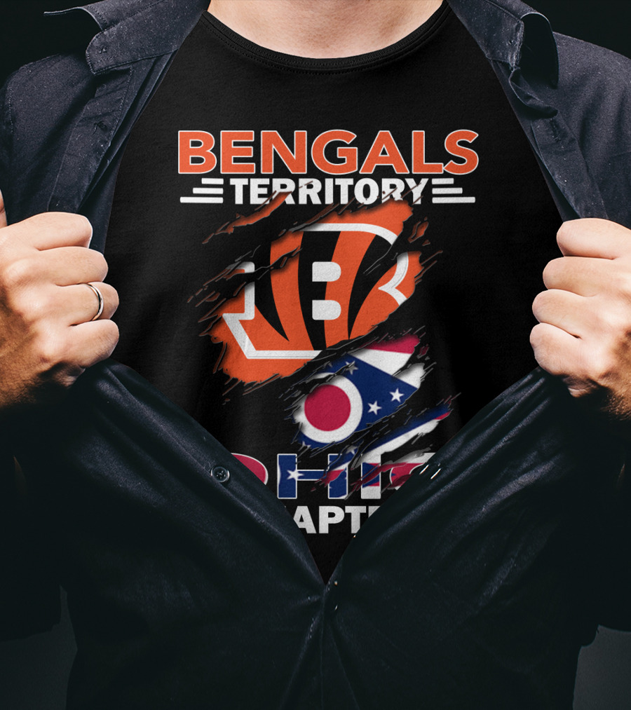 Bengals Territory Ohio Chapter Cincinnati Bengals Ohio State Pride T-Shirt