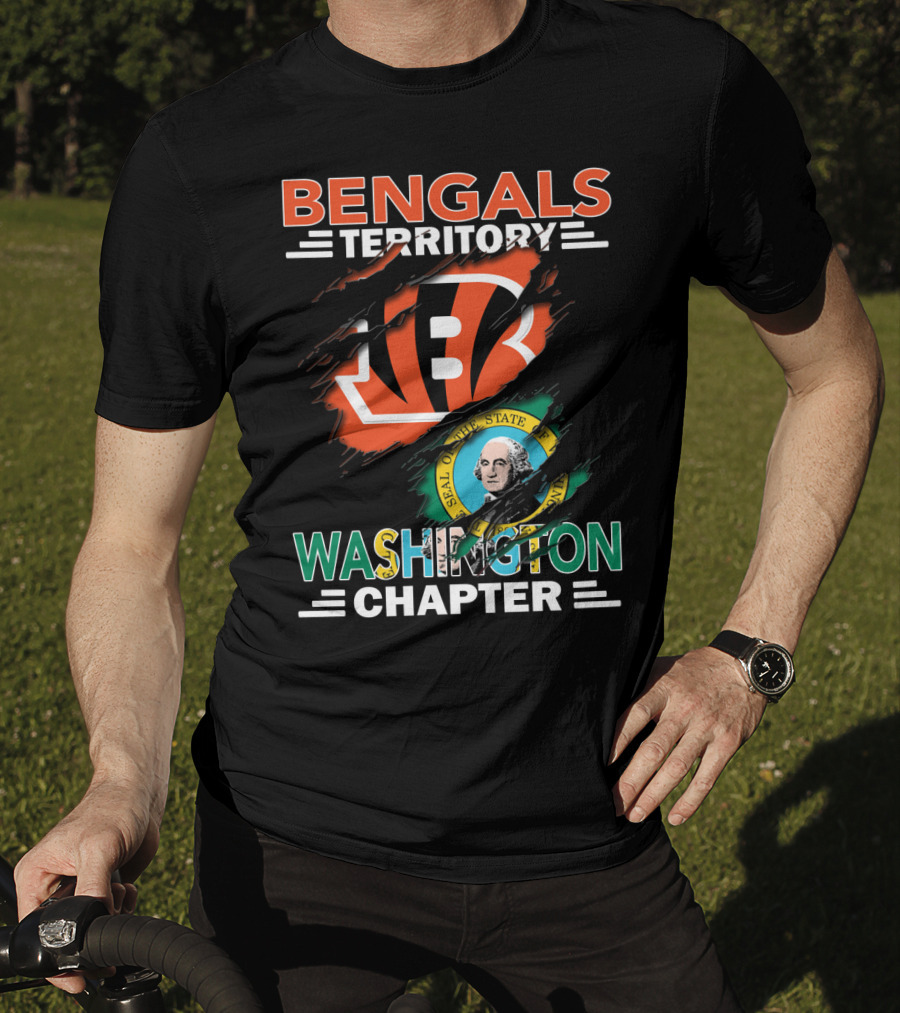 Bengals Territory Washington Chapter State Seal T-Shirt