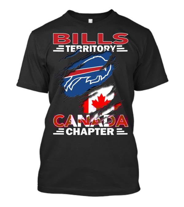 BILLS TERRITORY CANADA CHAPTER Buffalo Football Team Fan Club T-Shirt