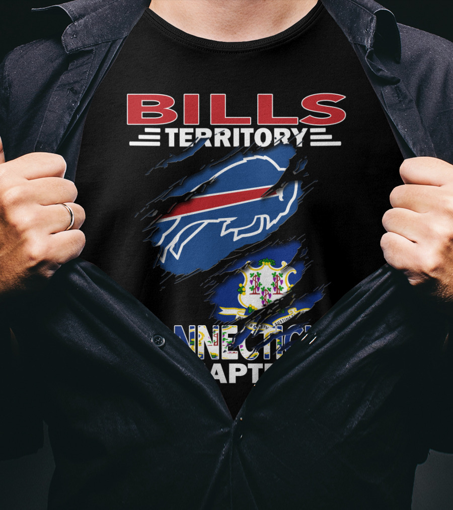 Bills Territory Connecticut Chapter Blue And Red T-Shirt