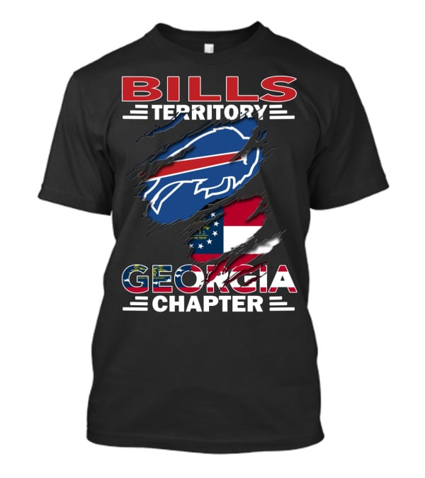 Bills Territory Georgia Chapter Buffalo Flag Sports T-Shirt