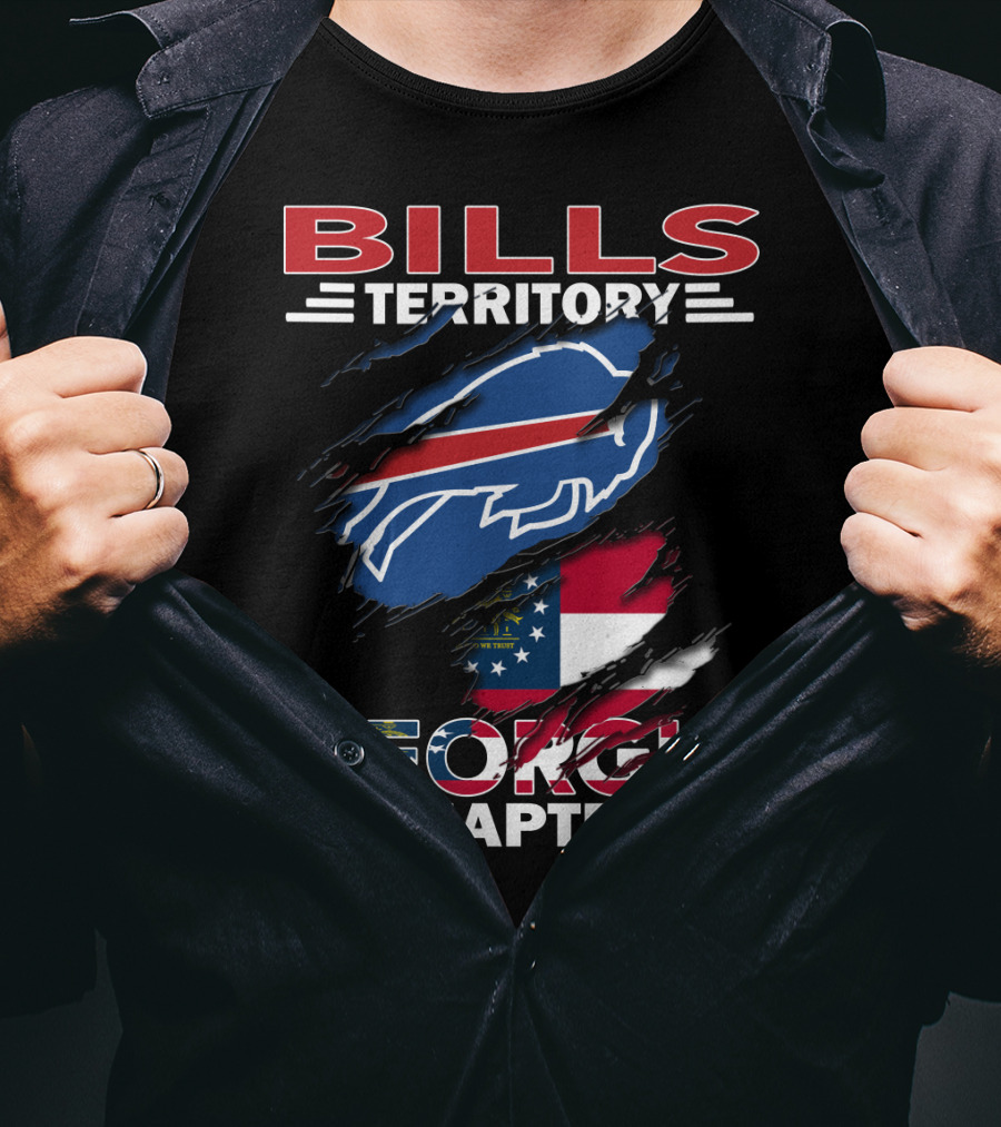 Bills Territory Georgia Chapter Buffalo Flag Sports T-Shirt