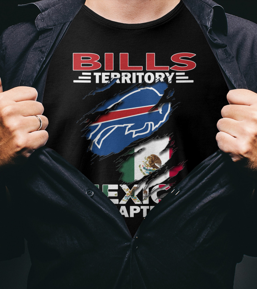 Bills Territory Mexico Chapter Buffalo Flag T-Shirt