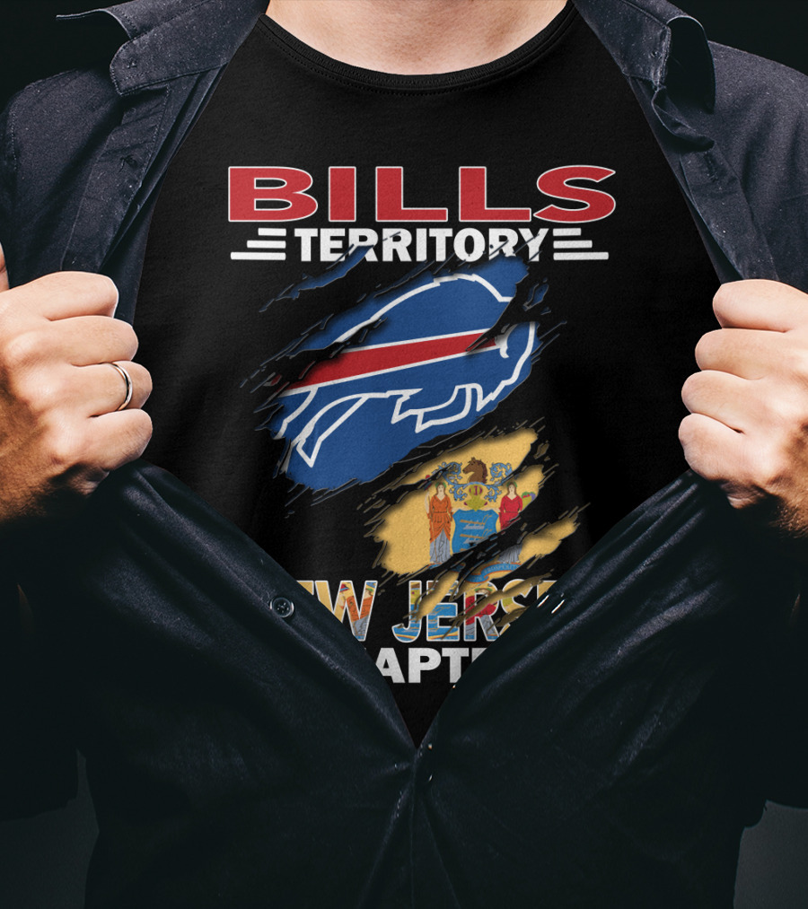 Bills Territory New Jersey Chapter Buffalo Flag T-Shirt