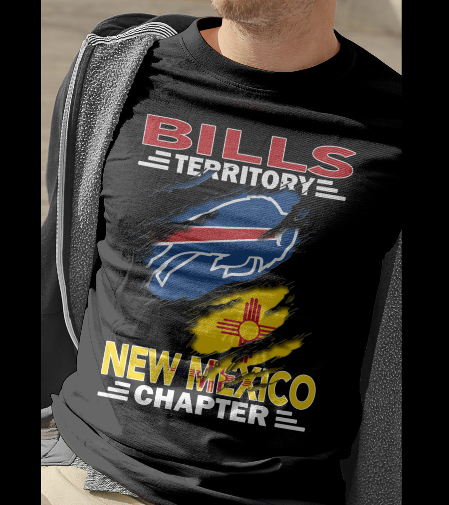 Bills Territory New Mexico Chapter Buffalo Symbol Zia Sun T-Shirt