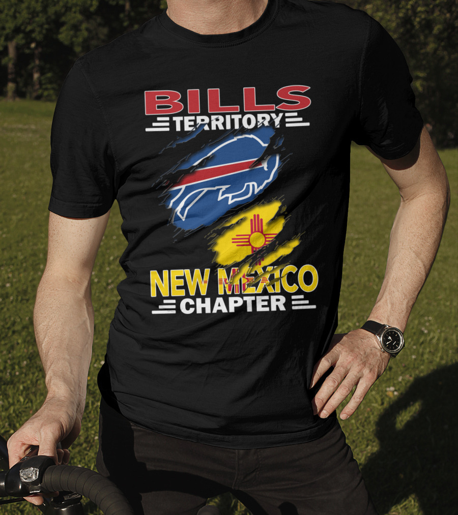 Bills Territory New Mexico Chapter Buffalo Symbol Zia Sun T-Shirt