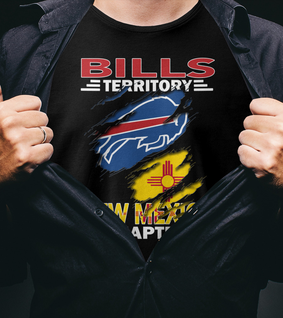 Bills Territory New Mexico Chapter Buffalo Symbol Zia Sun T-Shirt