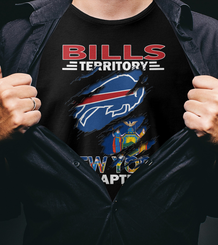 Bills Territory NFL New York Chapter Buffalo Team Pride T-Shirt