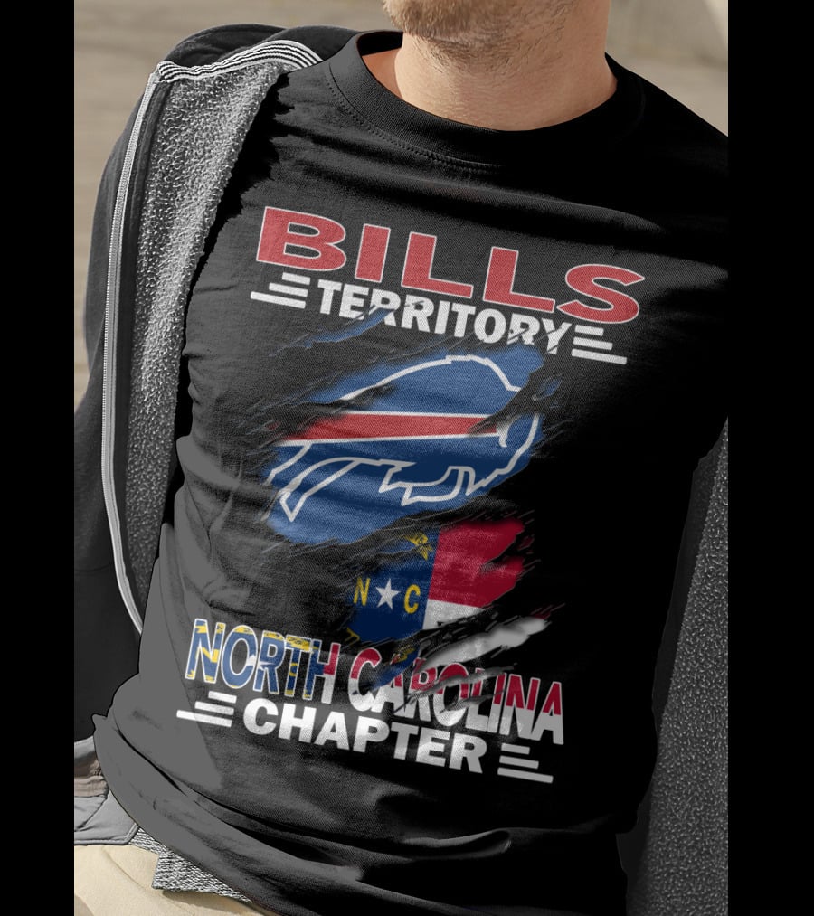 Bills Territory North Carolina Chapter NC Buffalo Football Fan Club T-Shirt