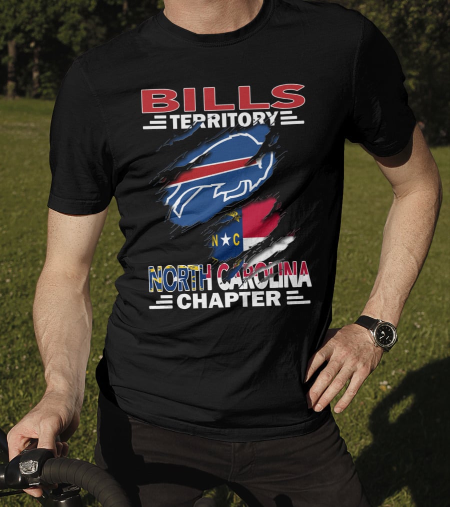 Bills Territory North Carolina Chapter NC Buffalo Football Fan Club T-Shirt