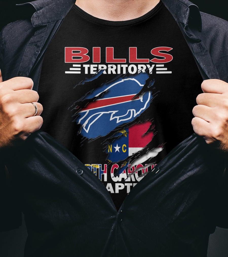 Bills Territory North Carolina Chapter NC Buffalo Football Fan Club T-Shirt