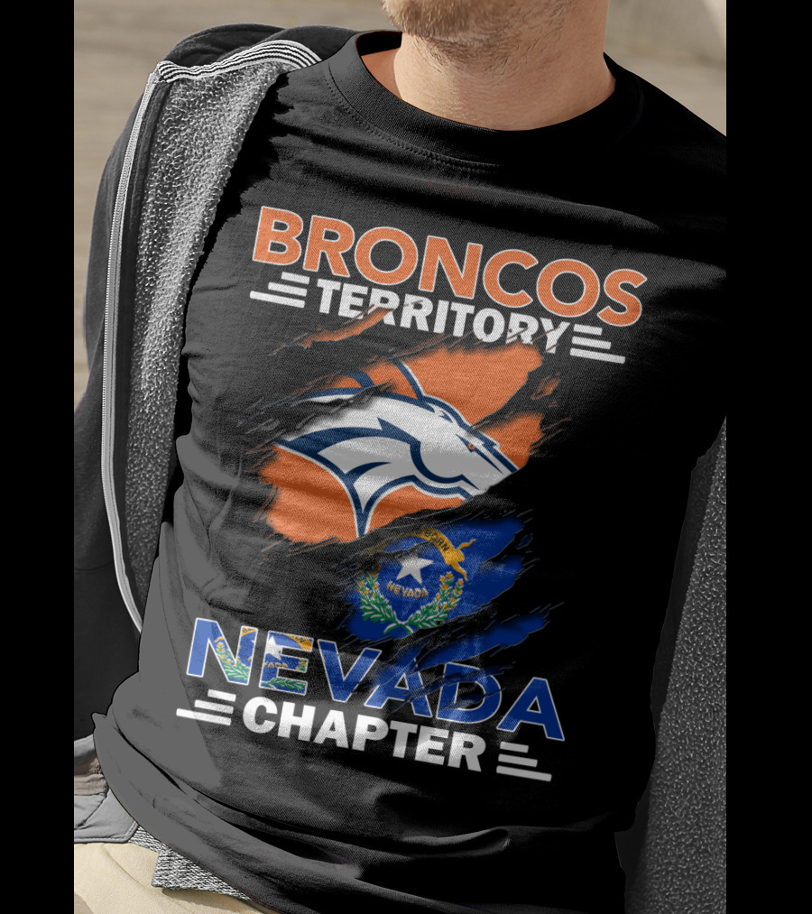 Broncos Territory Nevada Chapter Born Nevada T-Shirt